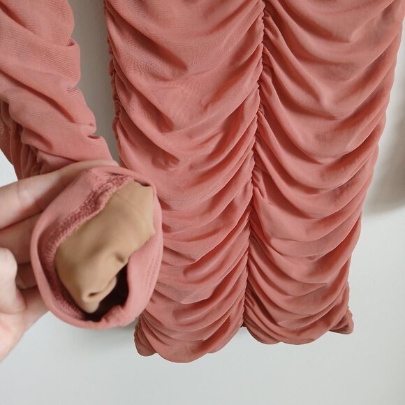 MICHAEL COSTELLO | X REVOLVE |  Franky Mini Dress | Mauve | Medium - Picture 6 of 7